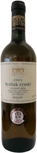 Ryzlink rýnský, Reisten (2001)
