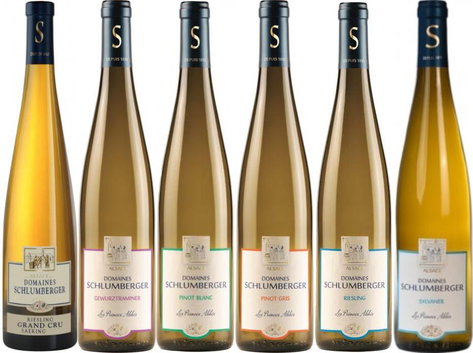 kolekce 6 vybraných lahví - 6x Domaines Schlumberger