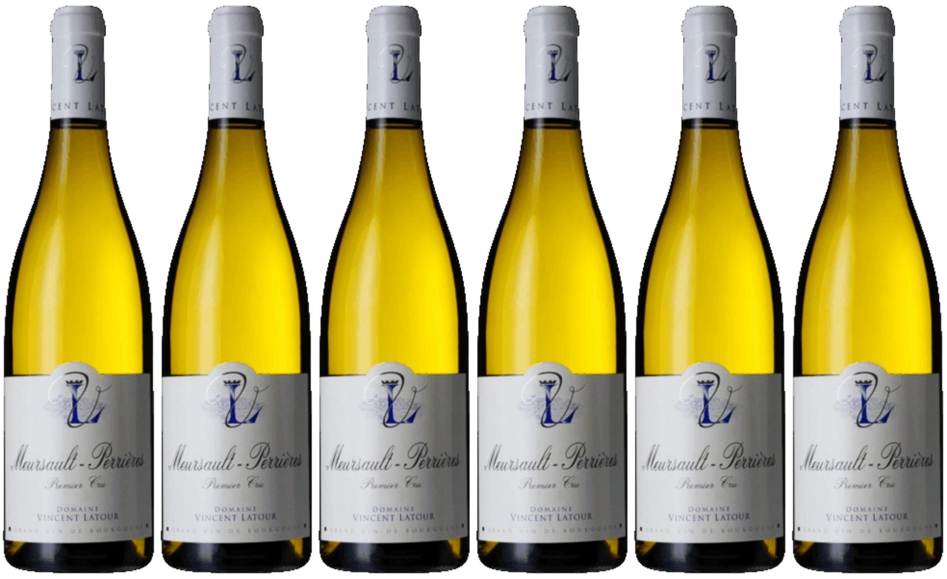 kolekce 6 vybraných lahví - Domaines Vincent Latour, 6 ročníků Meursault 1er Cru Perriéres